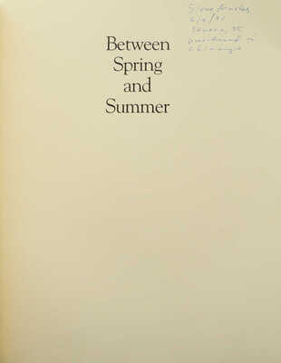 [Между весной и летом: советское концептуальное искусство в эпоху позднего коммунизма].1990.